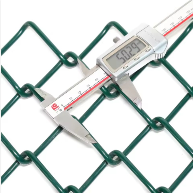 Chain Link Fence 100FT 6FT 8FT PVC Coated Wire Mesh Galvanized Diamond Custom Specifications for Sale Hot