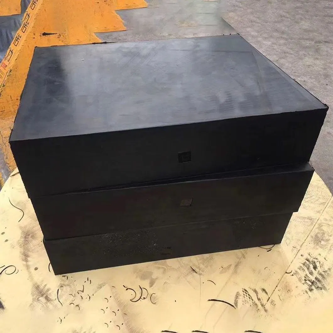 Aohong 350mm 400mm Load Distribution Customizable Bridge Bearing Middle Steel Plate Seismic Neoprene