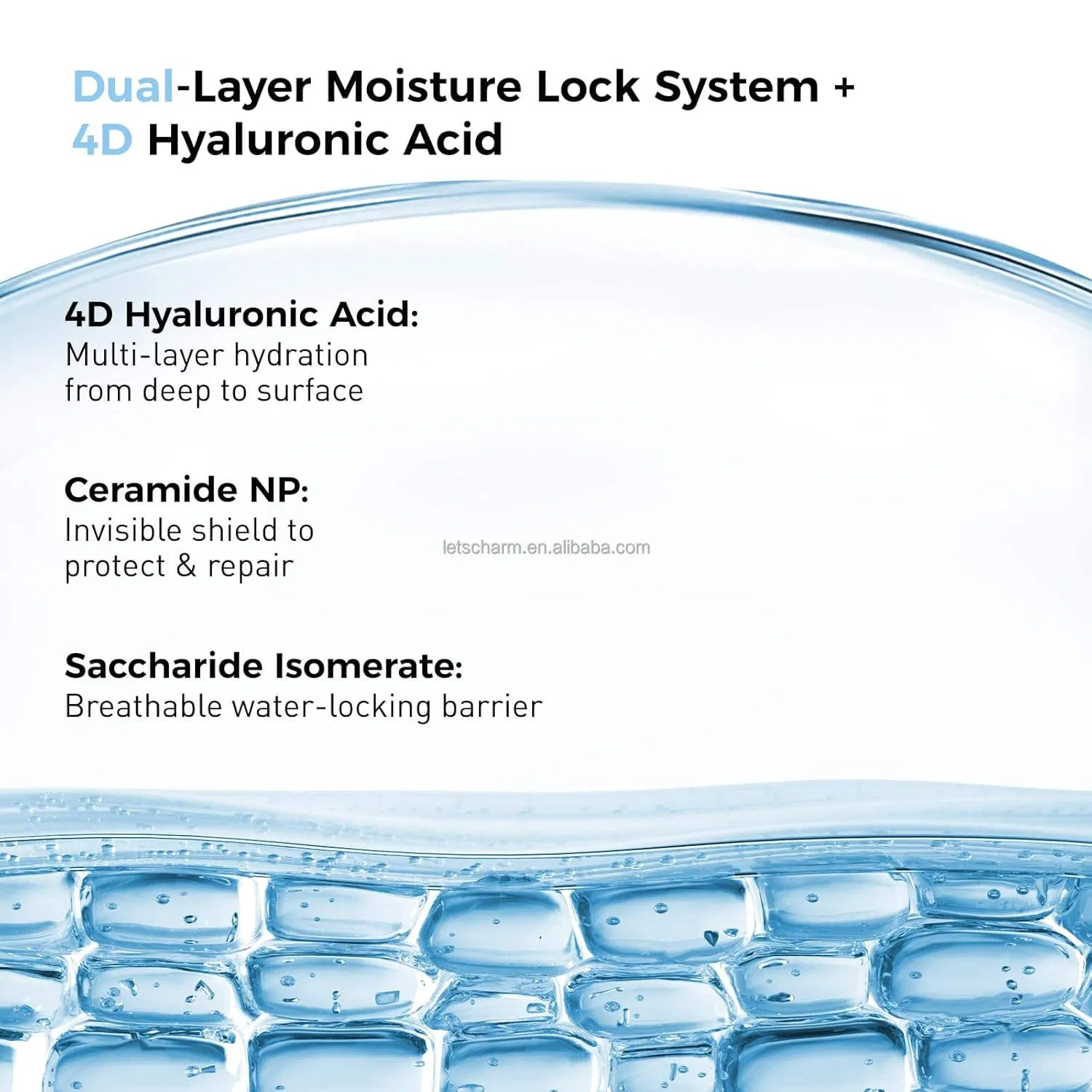 Ls068 OEM/ODM Private Label Aloe Foaming Facial Cleanser Hydrating Blackhead-Removing Gentle