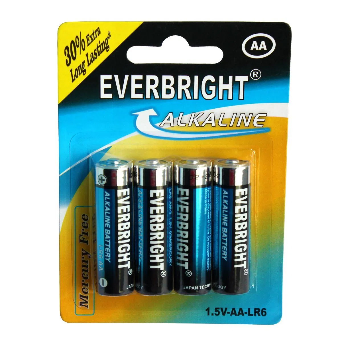 Premium 1.5V AA Alkaline Batteries for Household Devices