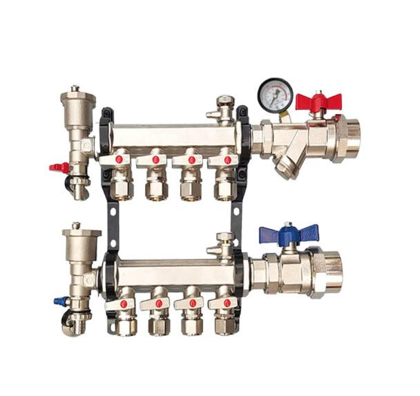 Stainless Steel Double Hand Wheel for Stainless Steel Manifold Floor Heating