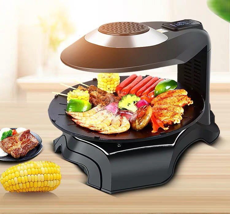 Automatic Rotating Infrared Electric Grill Smokeless Electric BBQ Grill 220V/110V1400W