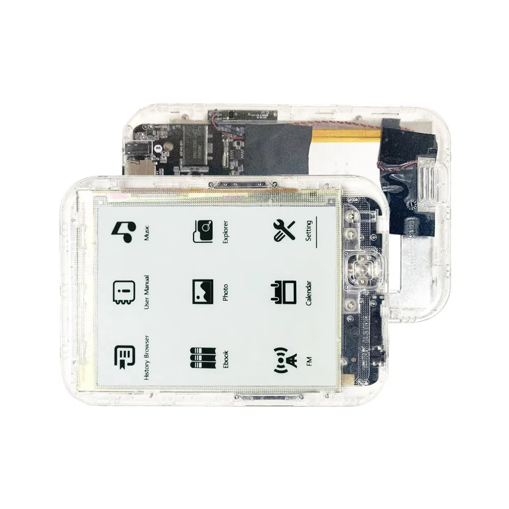 Transparent Case Jail Prison Ebook Reader 6 Inch E-book