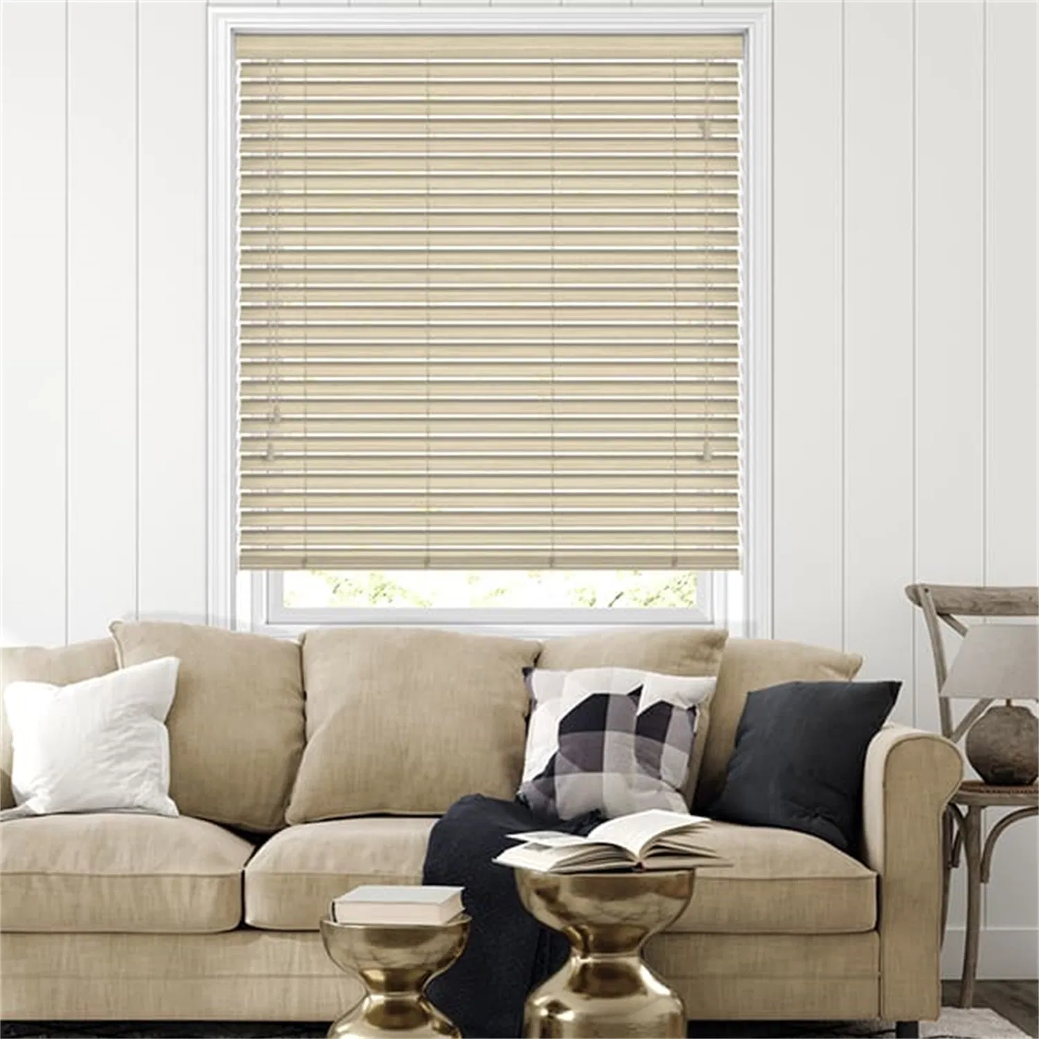 China Factory Direct Sales OEM Corded Fauxwood Blinds