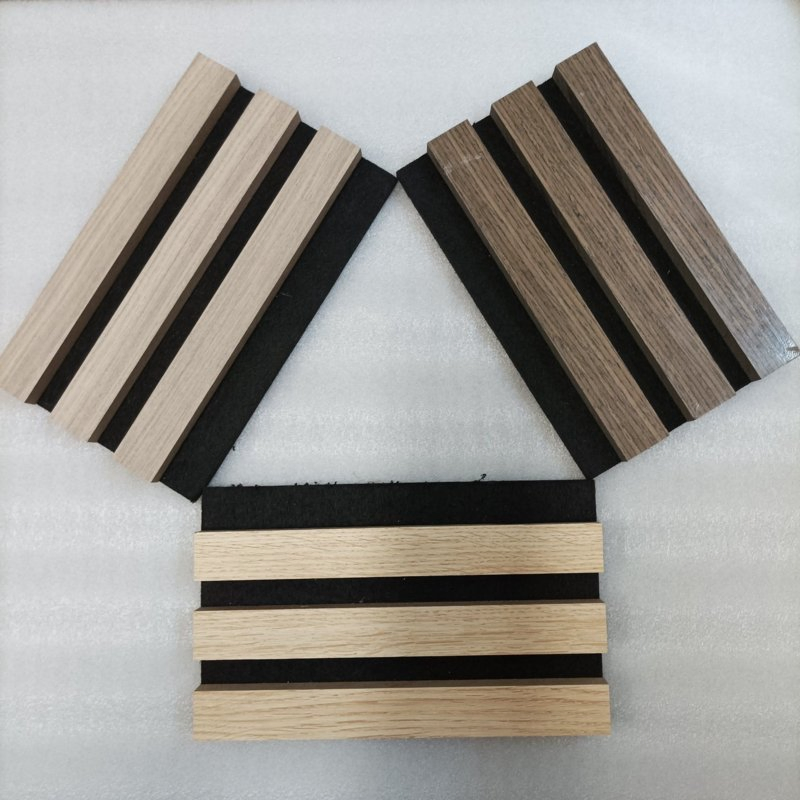 Modernization OEM/ODM Acoustic Wood Venner Slat Panels for Home Decoration