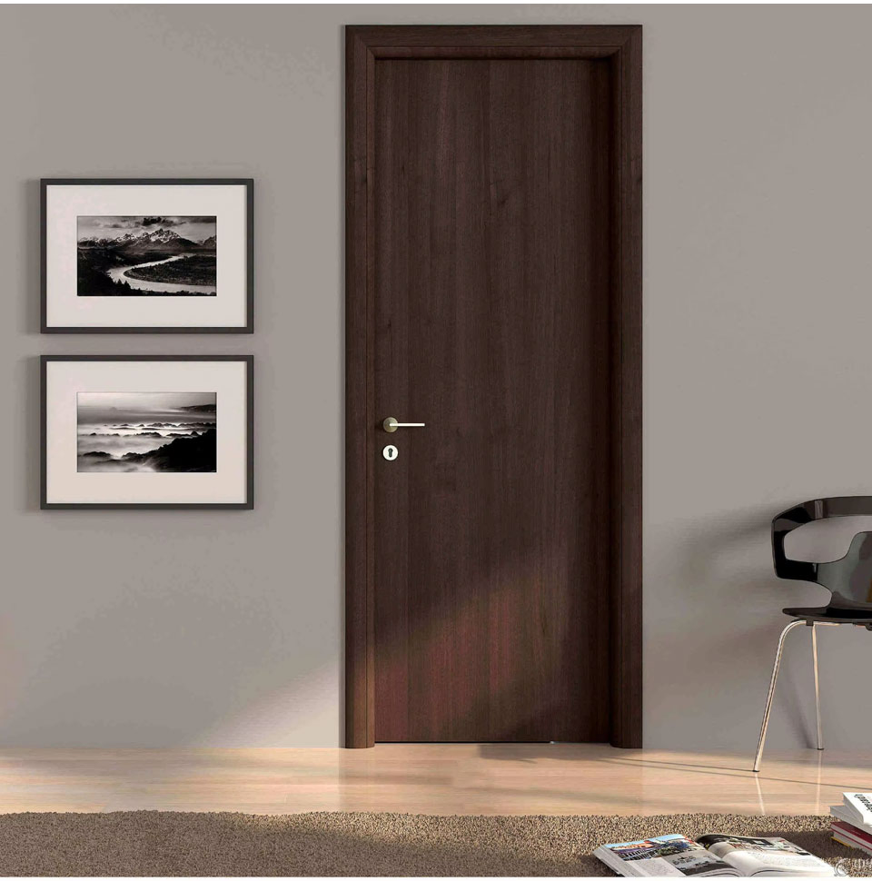 Modern Soundproof Composite Door - PVC Melamine Swing/Side Opening Door