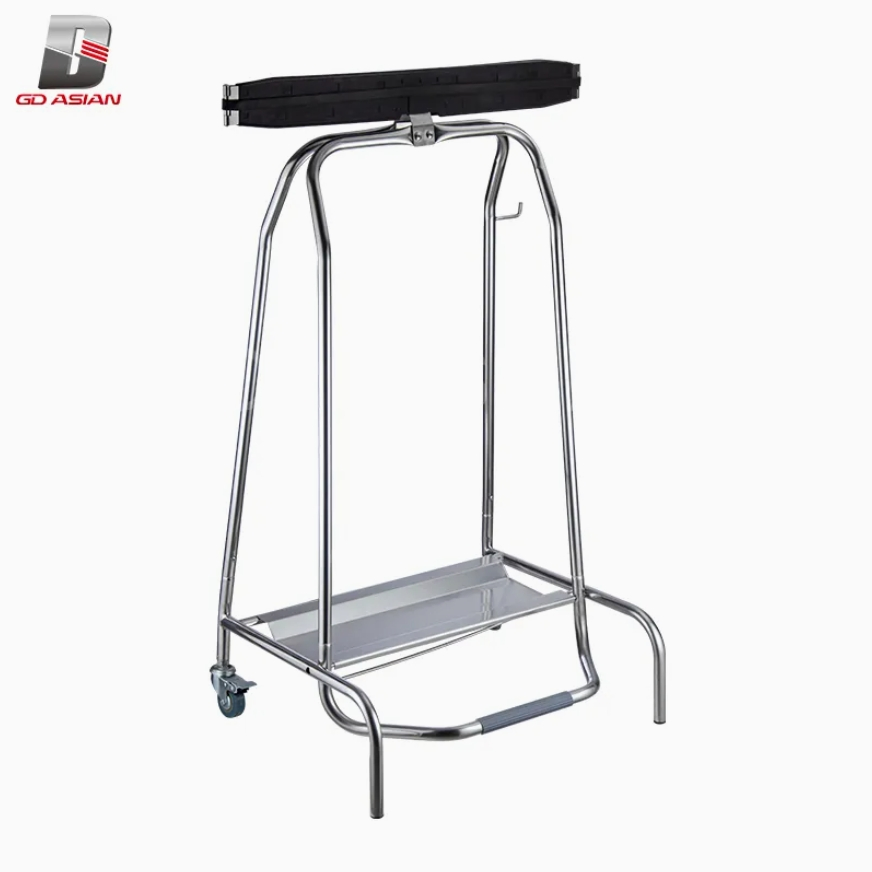 50L Stainless Steel Waste Bins Commercial Garbage Bin Dustbin for Kitchen