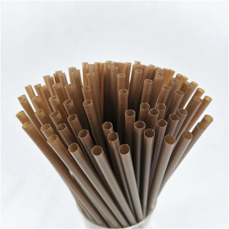 Ecolife Wholesale Compostable Coffee Grounds Straw Biodegradable Coffee Bean Ground Straws