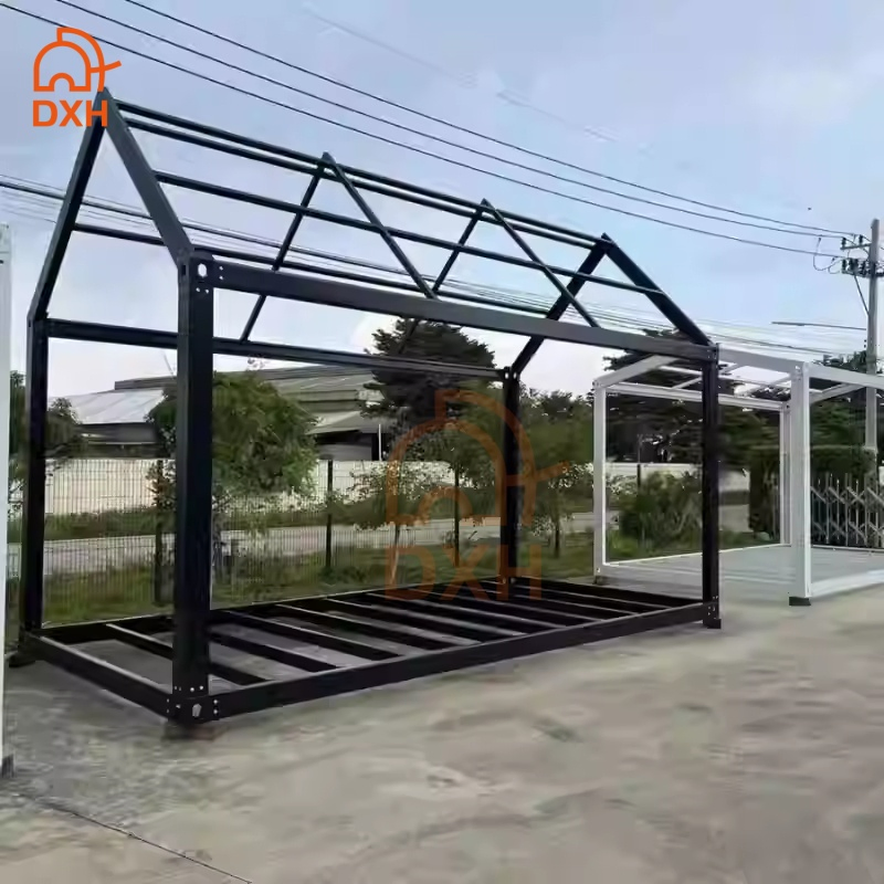 Cheap Price Commercial Pitched Roof Office Modern Warehouse Prefab Container House Home Building Construction Dormitory Wall School Camp Frame for Sale