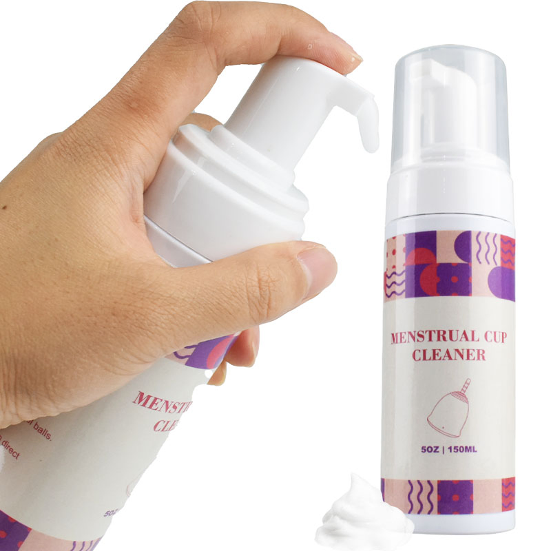 OEM ODM Deep Clean Feminine Menstrual Cup Cleanser Medical Silicone Menstrual Cup Wash Foam