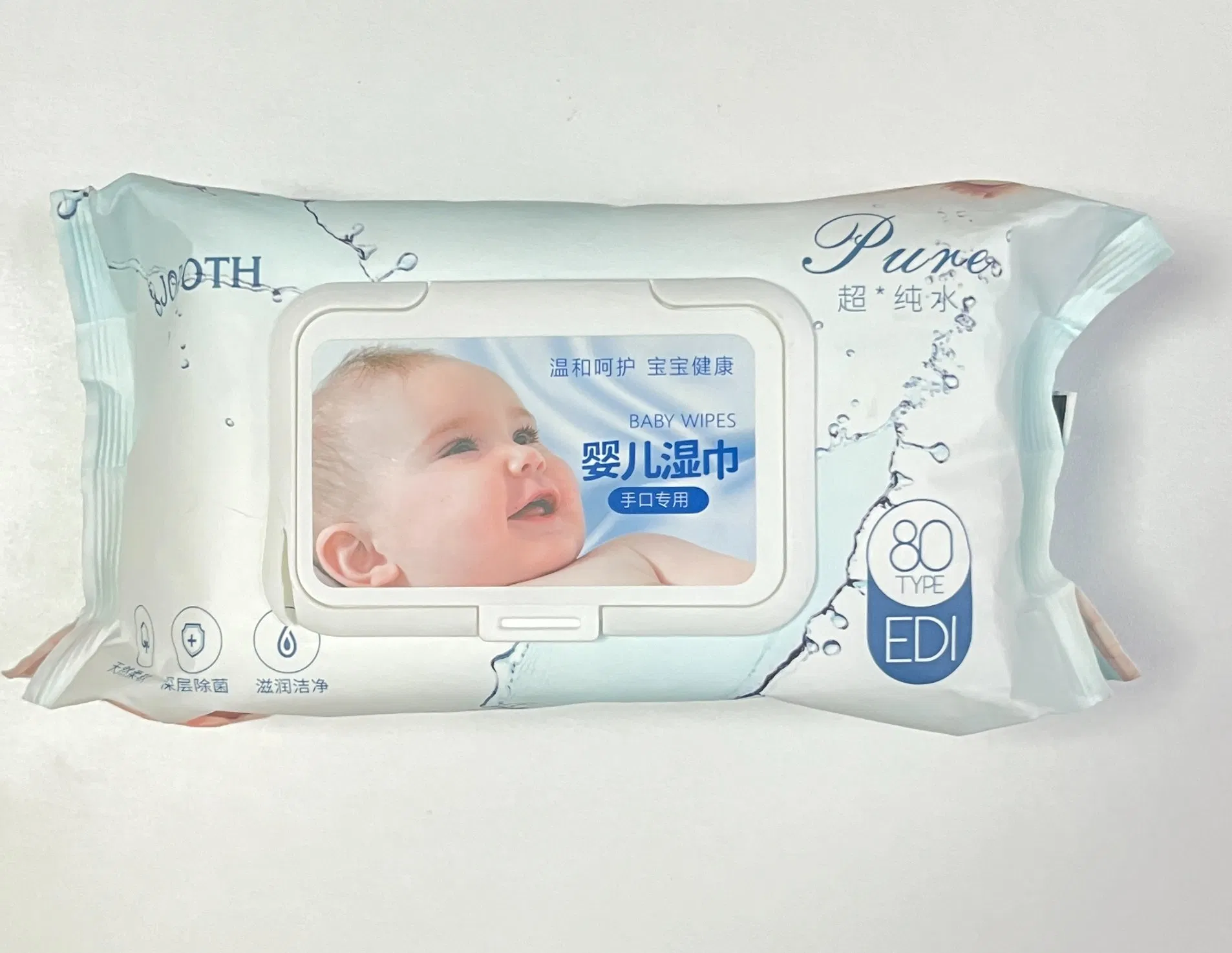 Daily Use Products for Home Baby Wet Wipes Soft Natural Water Cleaning Wipe