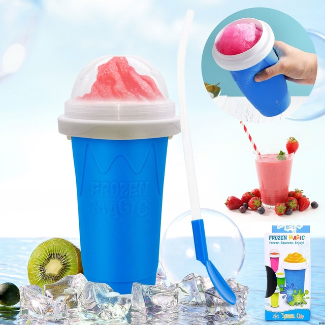 Силиконовая кружка для смузи и мороженого, 10 унций