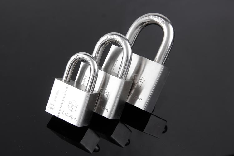 Factory Manufacture Solid Brass Arc Disc Padlock Stainless Steel Shackle Factory Pad Lock