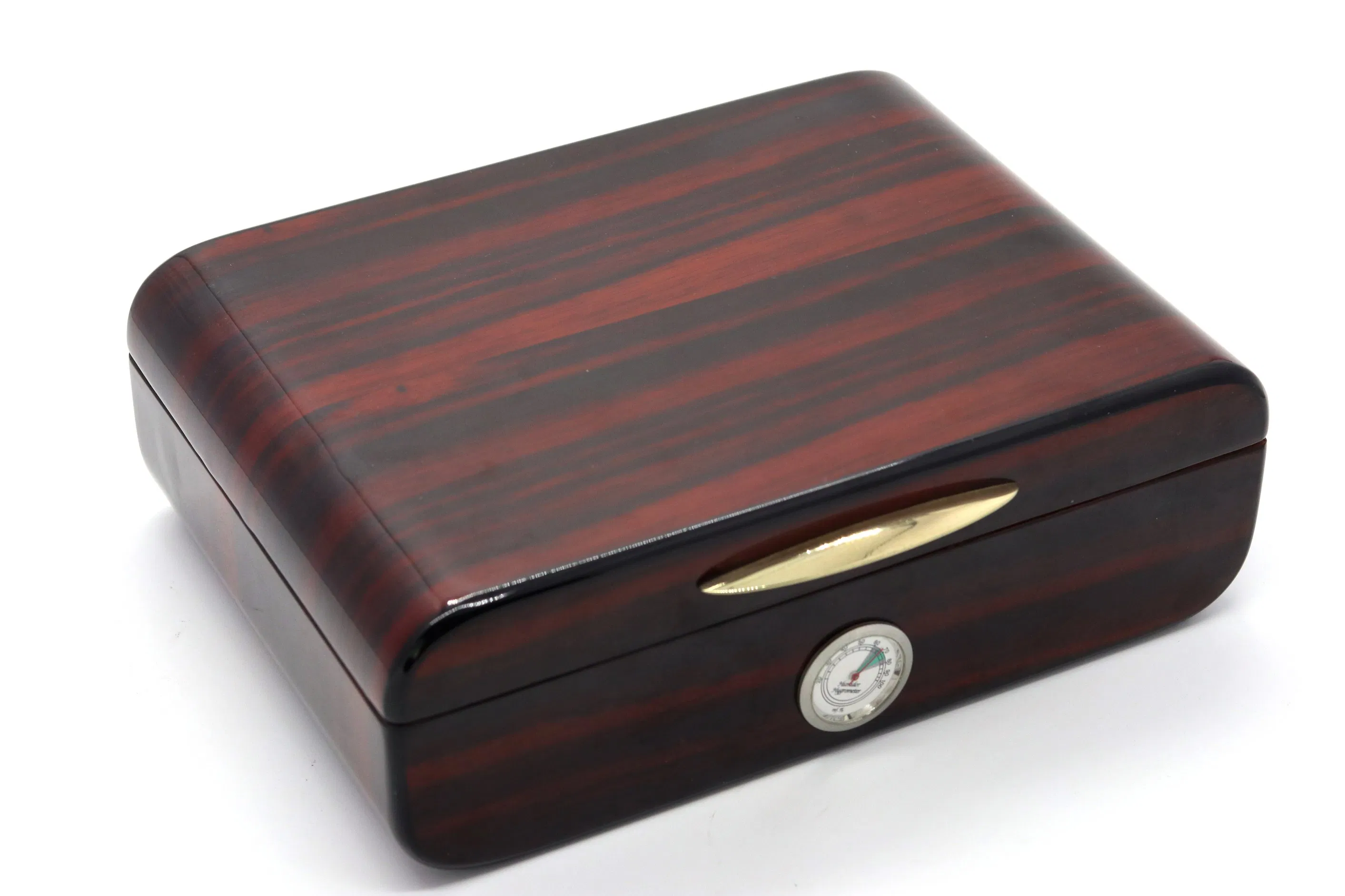 Handmade Cedar Wood Cigar Humidor with Top Digital Hygrometer / Humidifier
