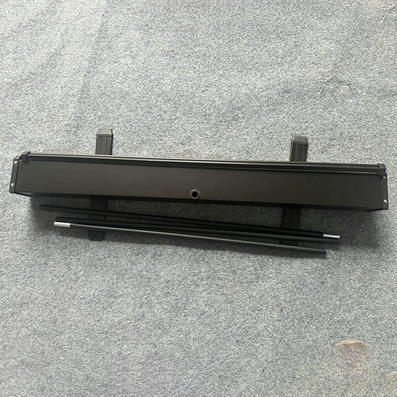 85*200 High-Quality Business Black Pull-up Banner