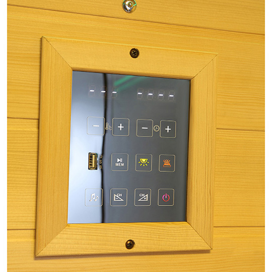 Традиционная инфракрасная сауна для дома 2-местная