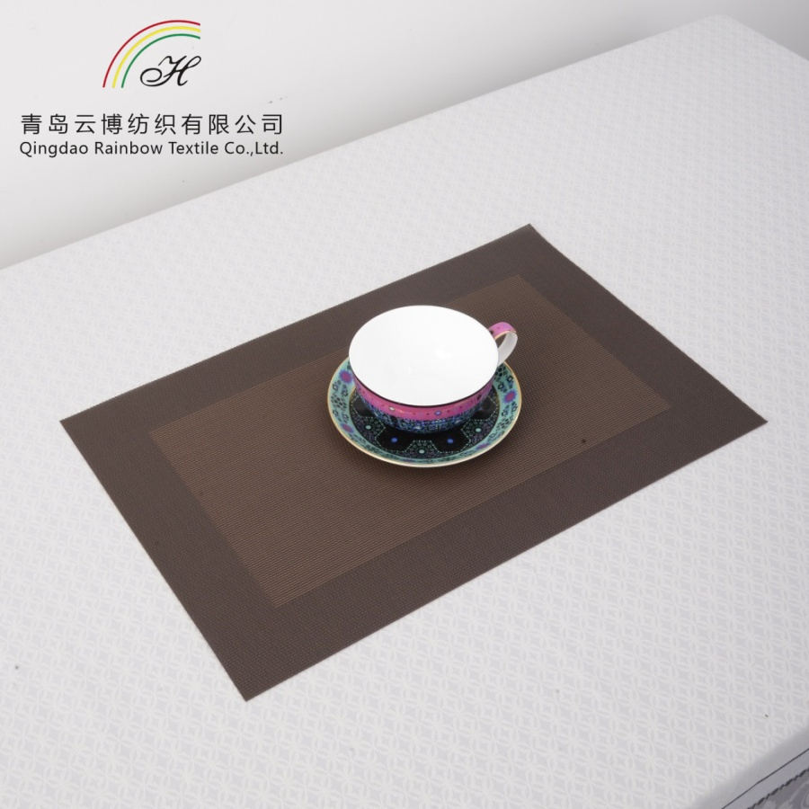 Cheap Custom Restaurant Home Non-Slip Coffee Coasters Wedding PVC Placemat for Dining Table