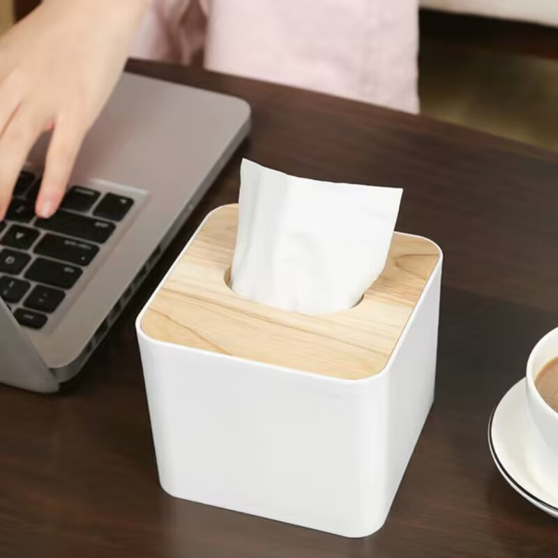 Wholesale New Function Thickened Wooden Home Use Tissue Box