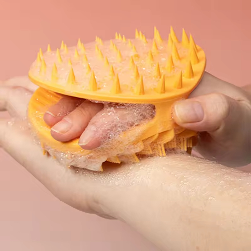 Wholesale Hot Sales Double Sided Silicone Cleaning Shower Brush Household Multi Functional Scrubbing Baby Bath Massage Washing