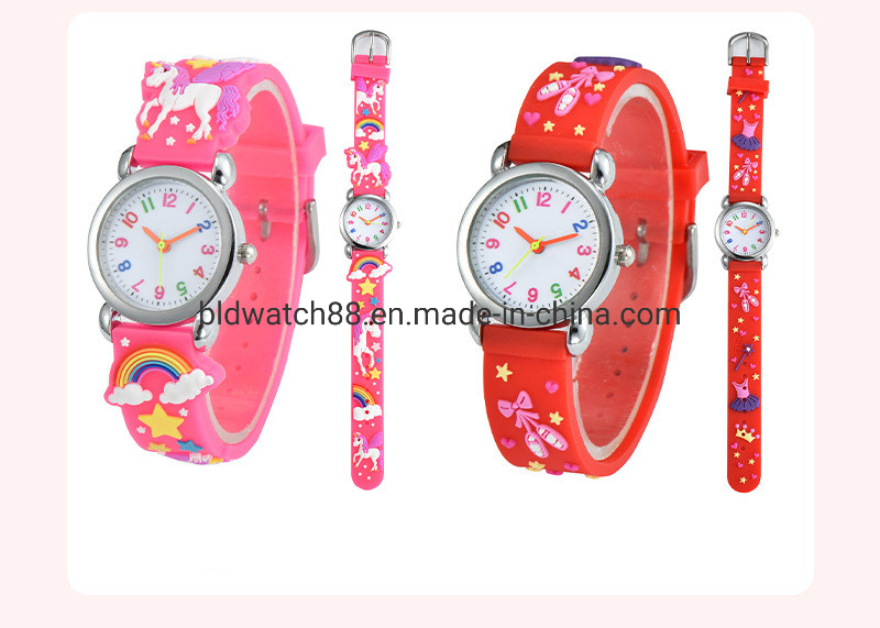 Children's Gift Watch Analog Silicone Watches for Promotion