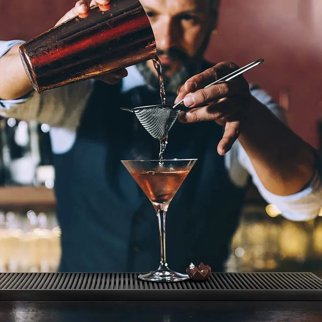 Best Selling Black Mats 12X18 Inches for Bars Restaurants Durable