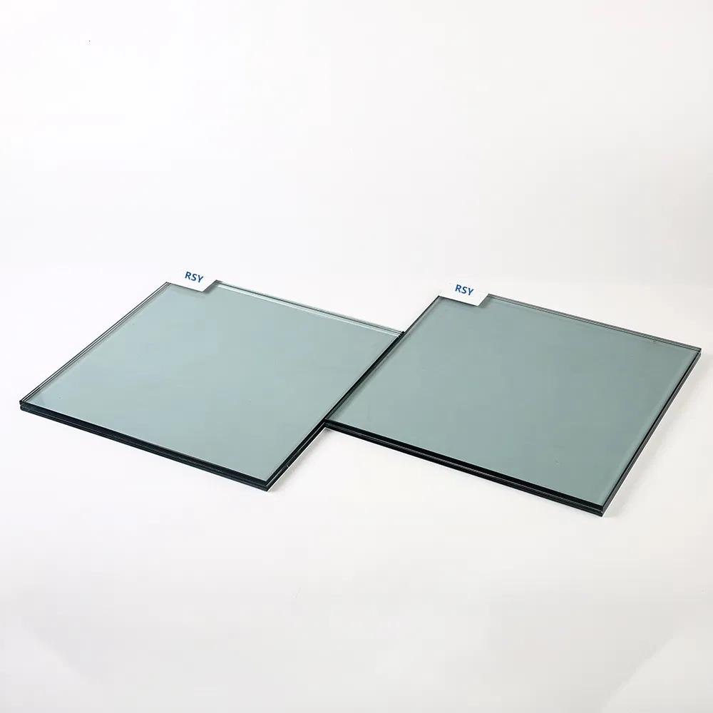 1830X2440mm Hot Sale Europe Grey Color PVB Laminated Glass Without Temper Proccess