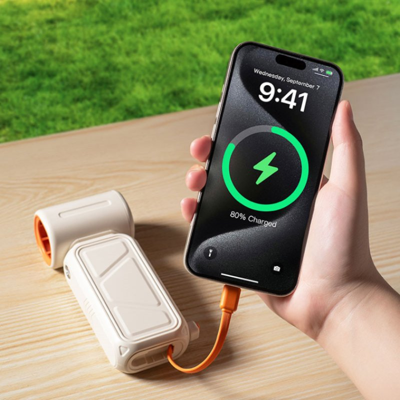 High-Speed Violent Fan Mobile Power Function Handheld Fan Portable Small Air Cannon