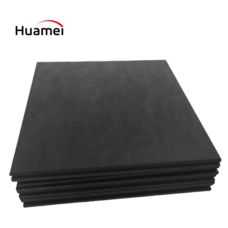 Hot Selling Fiberglass Acoustic Ceiling Black Color Square Edge