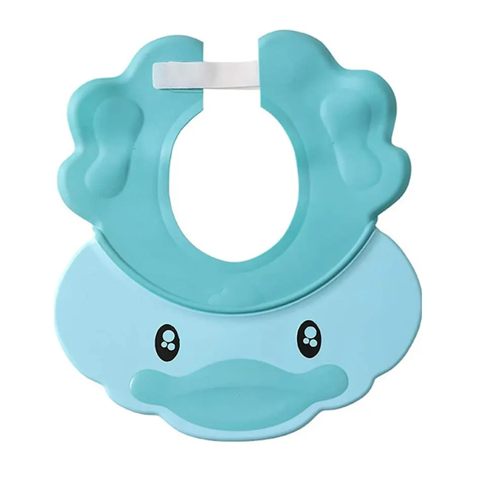 Shower Bath Silicone Cap Soft Adjustable Head Protector Shampoo Cap
