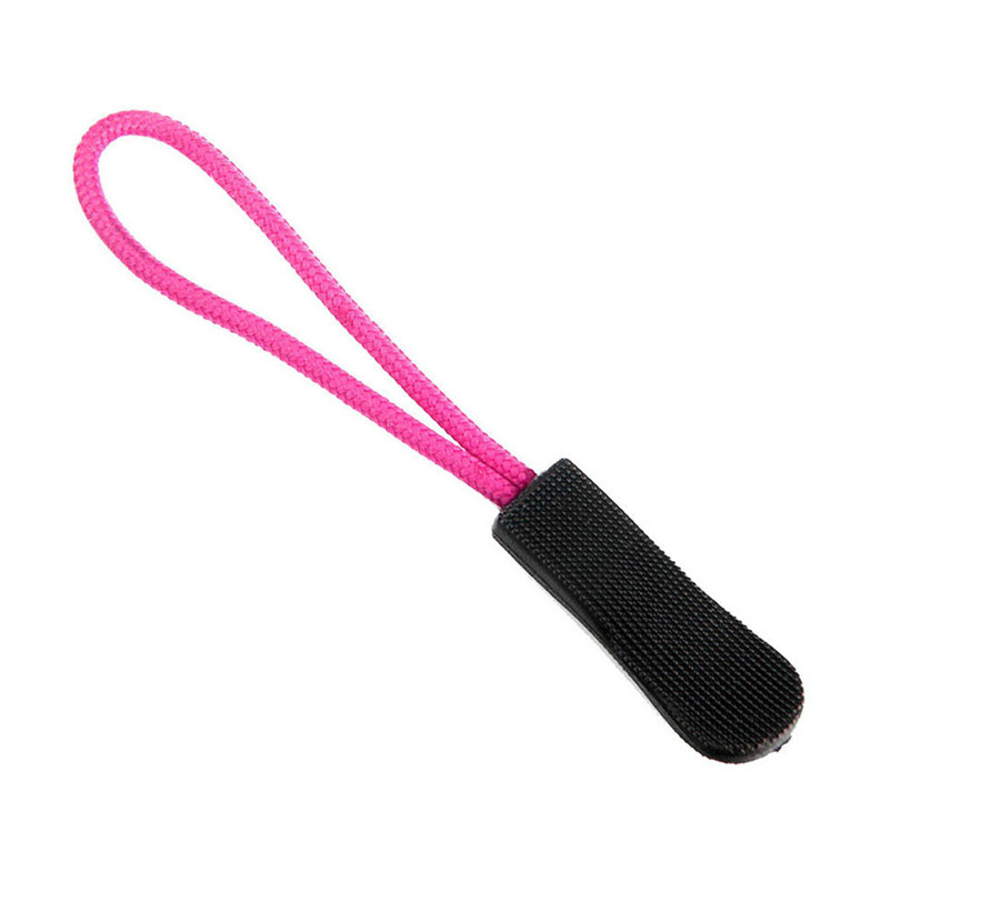 Бегунки для молнии цветные с шнуром съемные