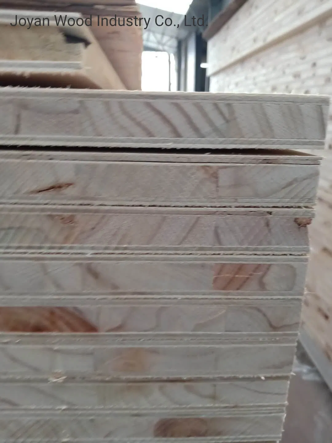 Embossed Melamined Block Board with Falcata Core/Poplar Core/Pine Wood Core