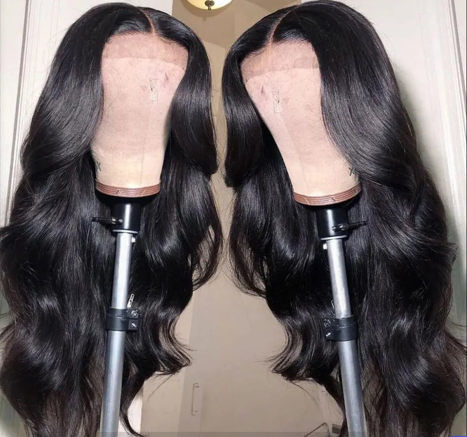 20"Lace Frontal Wig Brazilian Straight Wave Wig Lace Front Human Hair