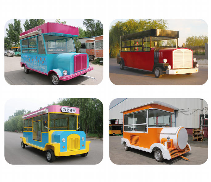 Commercial Restaurant Mobile Multi-Functional Stall Snack Cart Flying Wing Door Cloud Warehouse Food Cart for Cold Drinks Milk