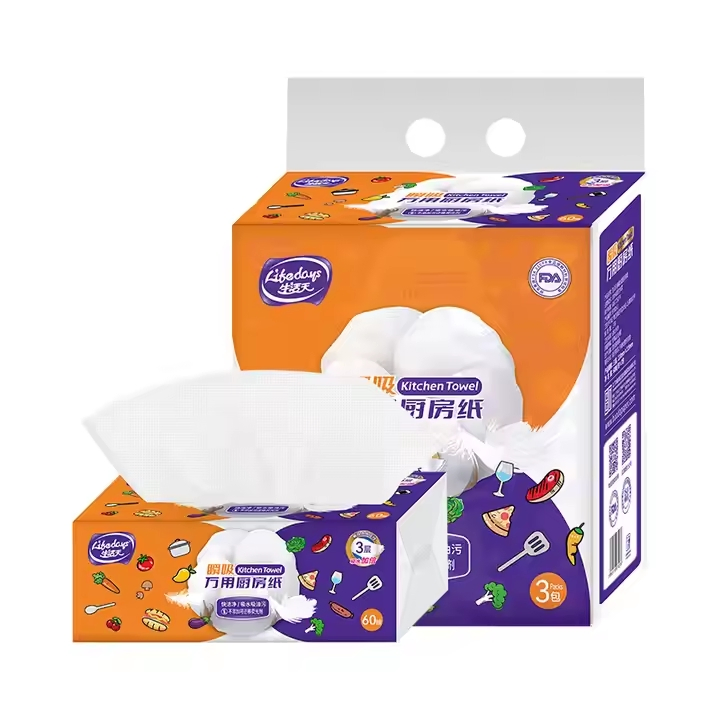 Special Counter Fashion Wholesales Kitchen Tissue Roll Kitchen 3 Ply