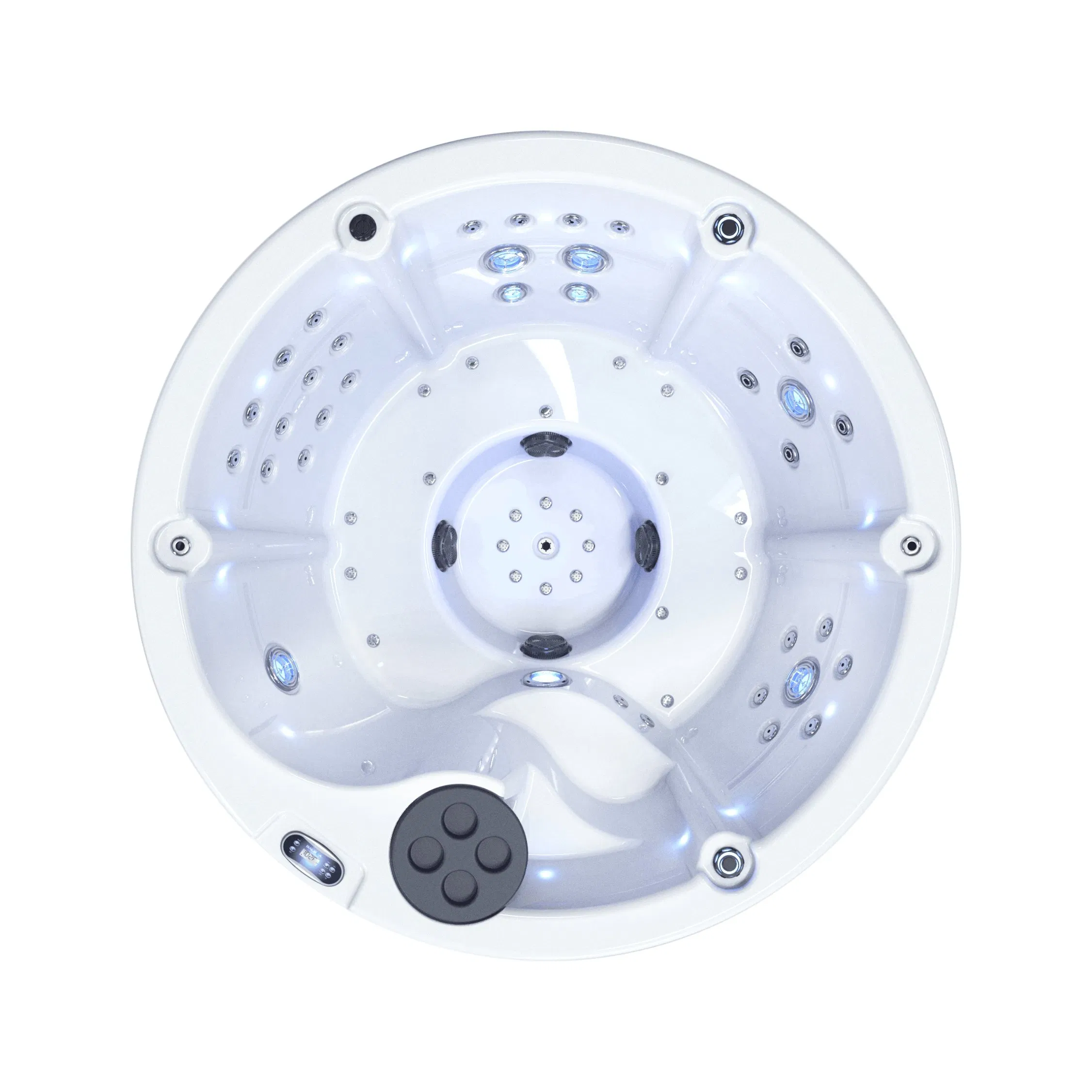 Портативная круглая уличная SPA-ванна на 5 человек