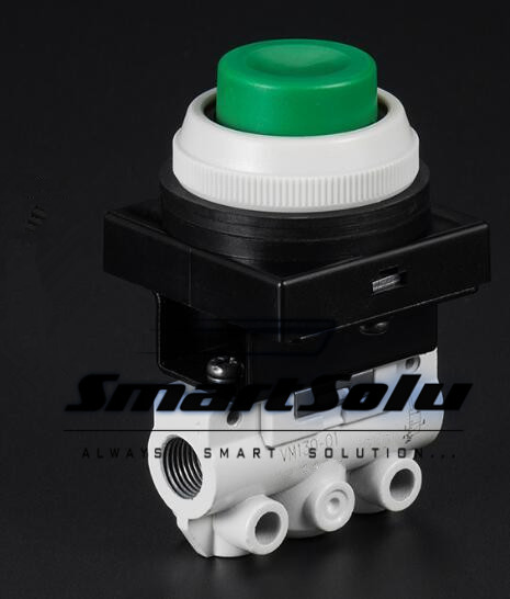 Пневматический клапан SMC VM120-01-32RA кнопочный ручной