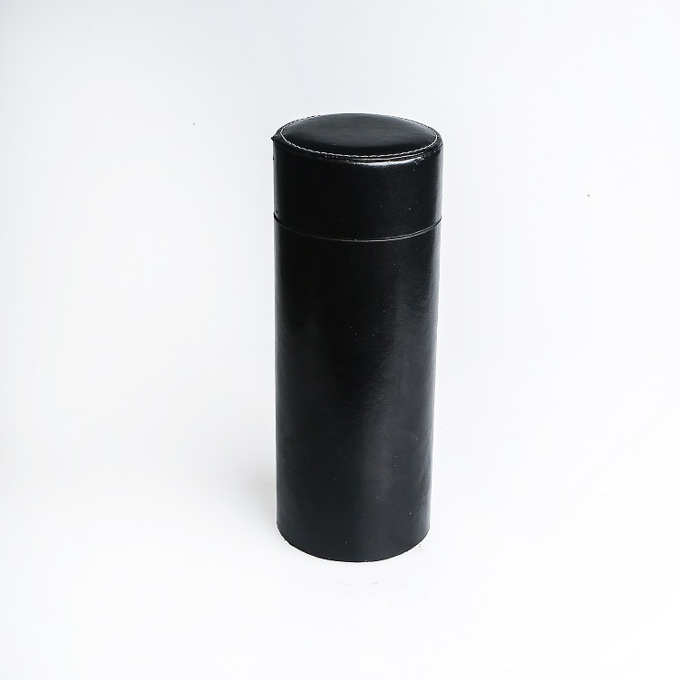 Manufacturer Handmade Leather Waterproof Humidor Tube