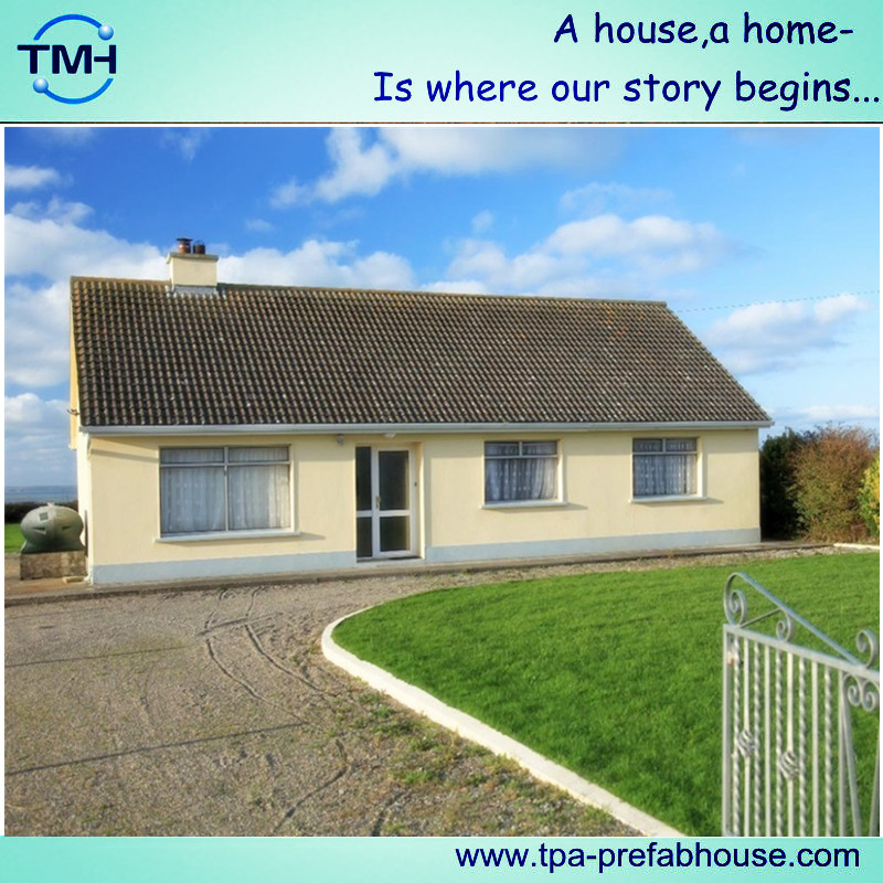 PVC Cladding Prefab Kit Home in The Countryside
