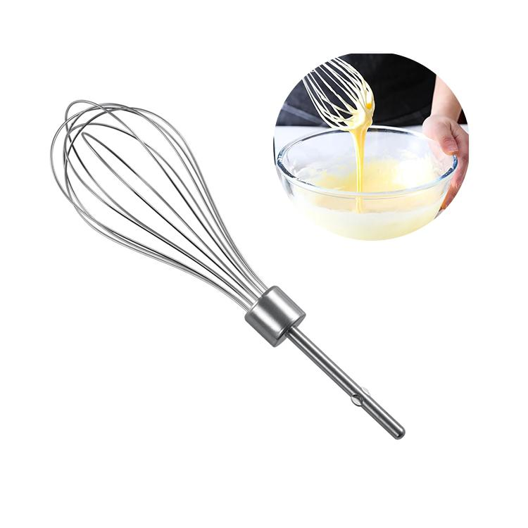 Stainless Steel Mixer Manual Whisk Egg Beater Food Processor Electric Milk Frother