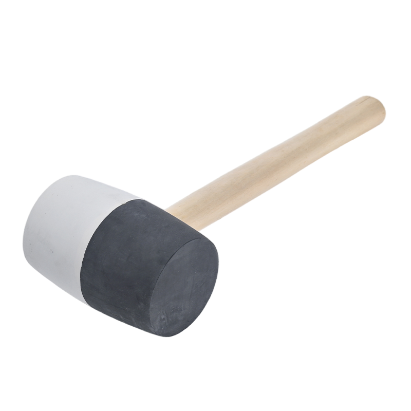Versatile Custom Safety Black Rubber Hammer with Lightweight Rubber Design
