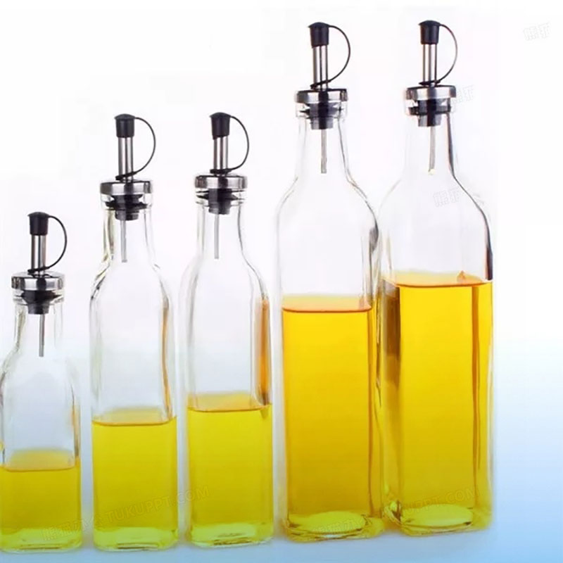 100ml to 1000ml Popular Glass Olive Oil Dispenser Bottle Glass for Kitchen