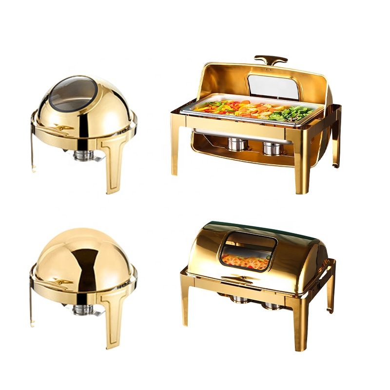 Highest Level Rectangular Stainless Steel Fashion Chafing Dish for Wedding & Party