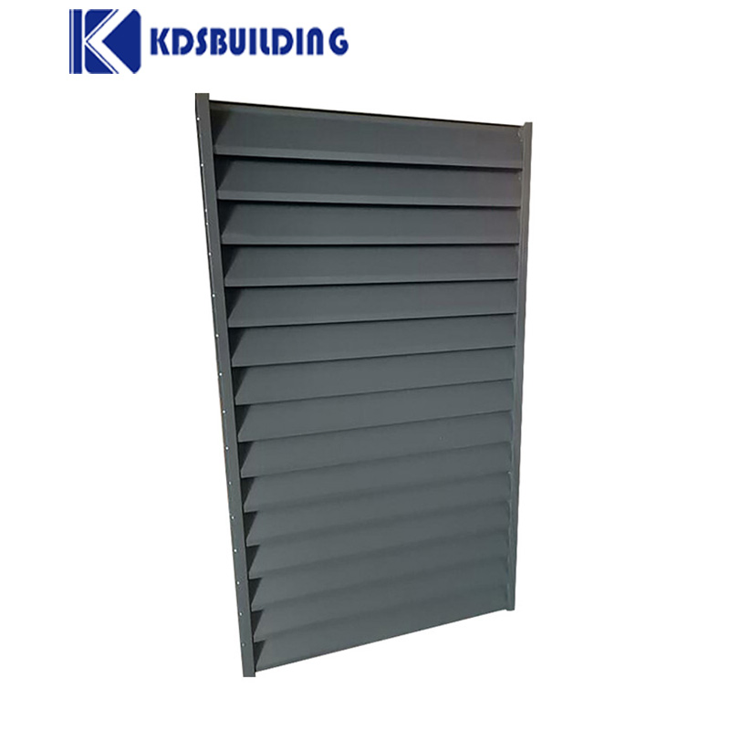 Outdoor Aluminum Fixed Louver Aluminium Metal Shutter Blind Window