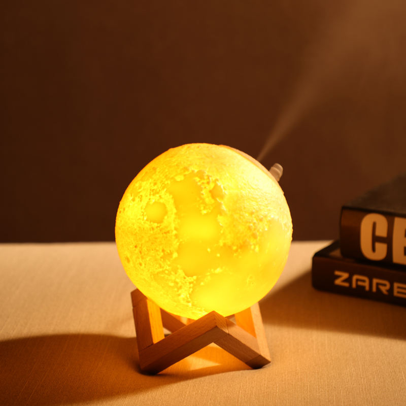Moon Lamp Humidifier Hot Sales 3D USB Air Humidifier for Home Bedroom
