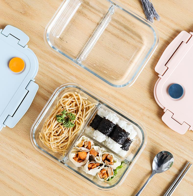 Leak-Proof Food Storage Containers with BPA-Free Sealed Lids Microwave and Dishwasher Safe