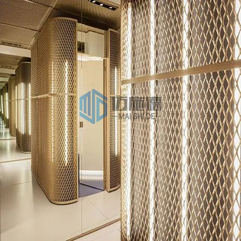 Custom Decorative Expanded Metal Mesh for Unique Architectural Designs
