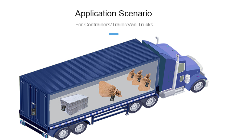 Door Open Alarm Wagon Cargo Sealing GPS Tracking Device