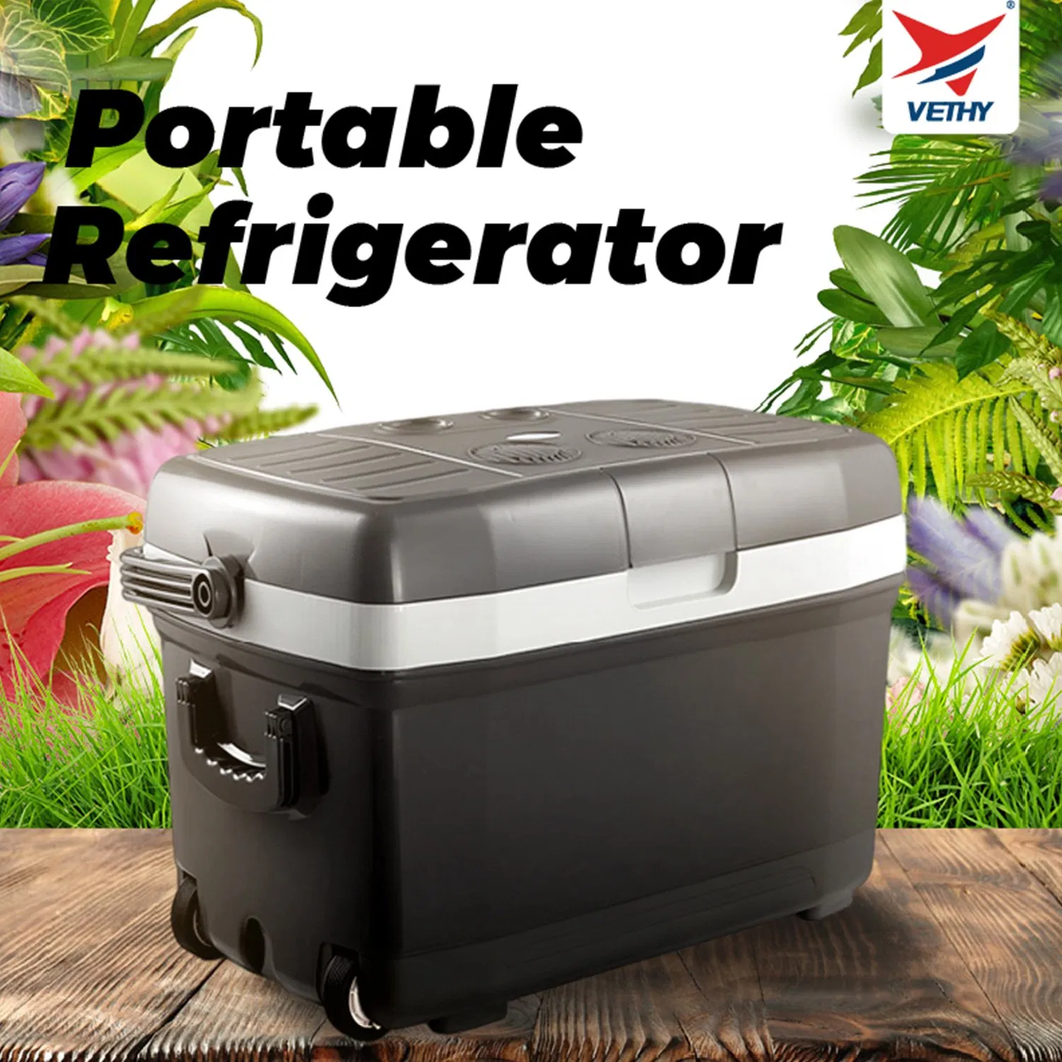 Mini Fridge Camper Portable Refrigerator and Cooler for Outdoor Camping Adventures