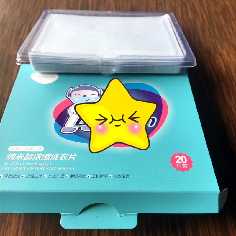 Hot Sale Laundry Sheet Super Condensed Eco-Friendly Laundry Detergent Sheet