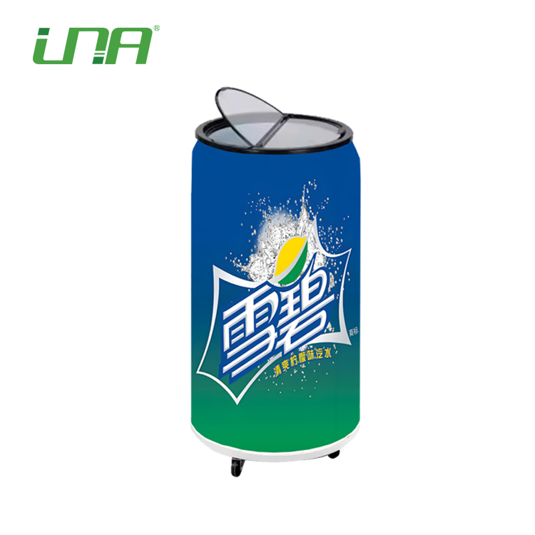 Cola Can Shape LED Video Display Screen Panel with Refrigerator for Drink Advertising